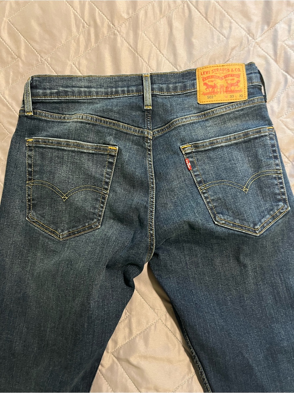 Levi's 502 Regular Taper Fit Men's Jeans - Dark Blue